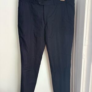 Armani Collezioni Men's Dark Navy Dress Pants